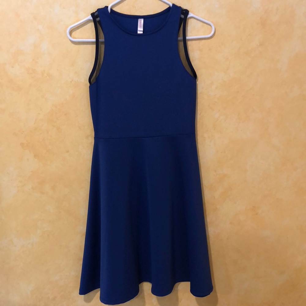 Royal Blue XHILERATION skater dress size XS